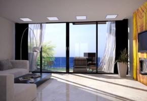 Seafront apartment in Kissonerga with garden, Paphos 